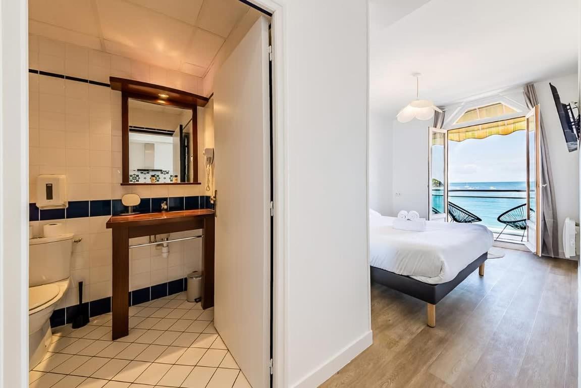 Les Pieds Dans L'Eau - Appartment 2 - Vue Mer Cancale Extérieur photo